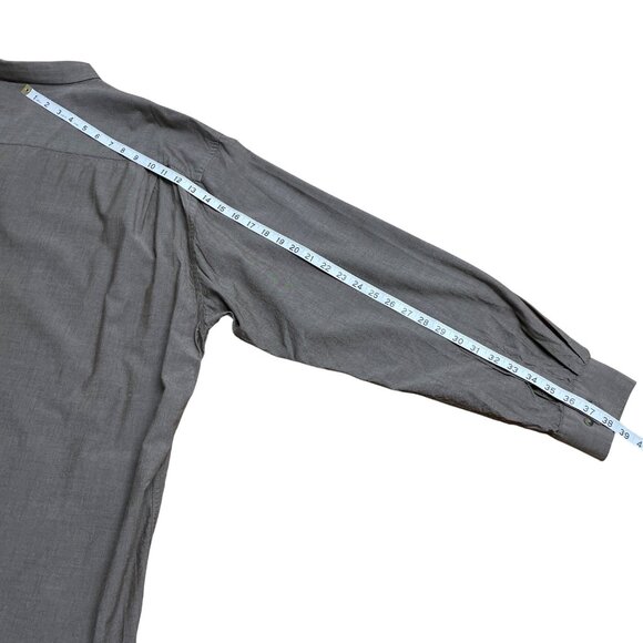 DESTINATIONS AMERICAN IDENTITY SHIRT COTTON BAMBOO BUTTON DOWN MENS 3XL BROWN - Picture 8 of 8